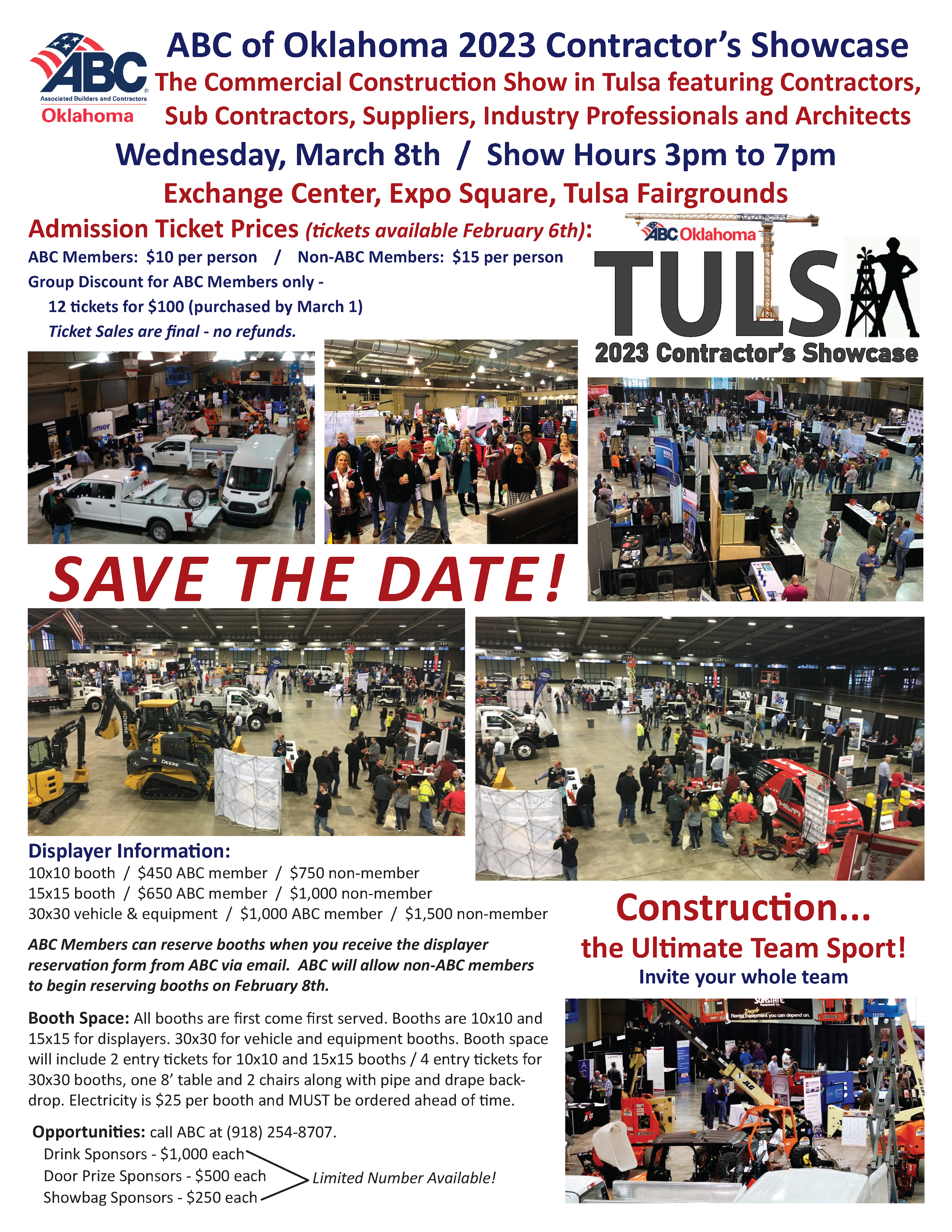 2023 Tulsa Contractor's Showcase Save the Date